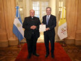 El nuevo nuncio apostólico se reunió con Quirno y crecen las expectativas por una visita del papa León XIV